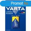 Elem 9V 6LR61 Longlife Power 1 db/csomag, Varta 