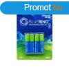 Elem tlthet akku AAA mikro HR03 1200mah 4 db/csomag, Bluer