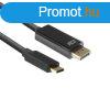 ACT AC7325 USB-C to DisplayPort adapter cable 2m Black