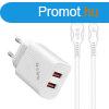 S-Link Hlzati tlt - SL-EC50T (2db USB, 5V/2.4A, 12W, Gyo