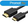 Ugreen Hd108 Mini Hdmi - Hdmi Kbel 4K60Hz 1,5 M (Fekete)