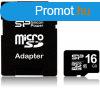 Silicon Power 16GB microSDHC Class 10 + adapterrel