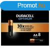 Elem, AA ceruza, 8 db, DURACELL "Optimum"