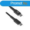 ACT AC3096 USB 2.0 connection cable C male - C male 1m Black