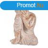 Dekoratv kerti figura Buddha Fehr/Arany Polyresin (35,5 x 