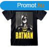 Rvid ujj pl Batman Keaton Batman Fekete Unisex MOST 1660