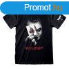 Unisex rvid ujj pl Batman Why So Serious Fekete MOST 314