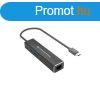 Conceptronic Kbel - ABBY14B (USB-C to RJ-45, 2xUSB-A+2xUSB-