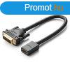 UGREEN 20118 DVI-HDMI adapter, 15 cm (fekete)