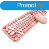 MOFII Lovely 2.4G Wireless Keyboard + Mouse Set (Pink)