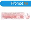 MOFII Sweet New 2.4G Wireless Keyboard + Mouse Set (Pink)