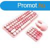 MOFII Wireless Keyboard+Numeric Keypad+Mouse 3in1 2.4G (Pink