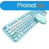 MOFII Lovely 2.4G Wireless Keyboard + Mouse Set (Blue)