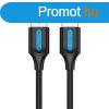 USB 2.0 cable Vention COJBI 2A 3m Black PVC