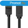 Cable HDMI 2.0 Vention AAQBG 1,5m, Angled 270, 4K 60Hz (bla