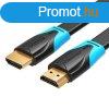 Flat HDMI Cable Vention VAA-B02-L300 3m 4K 60Hz (Black)