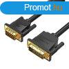 DVI (24+5) to VGA Cable Vention EACBG 1,5m, 1080P 60Hz (blac