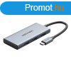 USB-C to HDMI, 3x USB 3.0, SD, TF Hub Vention TOOHB 0.15m Gr