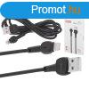 L-brno USB-Lightning kbel, 100cm, fekete