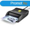 AXAGON CRE-SM3N Smart Card Flatreader Black