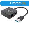 Manhattan SuperSpeed USB 3.0 Hub Black