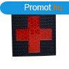 WARAGOD FELVARR Reflective Fabric Cross Medic Patch Black a