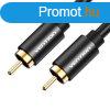 Kabel Audio RCA Vention VAB-R09-B200 2m (fekete)