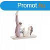 Dekoratv Figura DKD Home Decor Rzsaszn Yoga Scandi 15,5 x