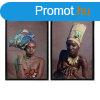 Kp DKD Home Decor African Art 65 x 3,5 x 90 cm Gyarmati Afr