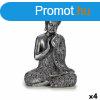 Dekoratv Figura Buddha ls Ezst szn 22 x 33 x 18 cm (4 