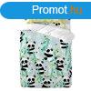 Paplanhuzat-szett HappyFriday Moshi Moshi Panda Garden Blue 