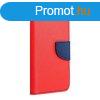 FANCY Book case for IPHONE 15 Pro red / navy