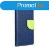 FANCY Book case for SAMSUNG A25 5G navy / lime