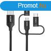 Kbel Choetech IP0030, MFi 3in1, USB-A/Lightning/Micro USB/U