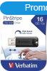 Verbatim 16GB Pinstripe USB3.0 Black