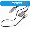 DisplayPort HDMI Adapter GEMBIRD A-HDMIM-DPF-02 Fekete 4K Ul