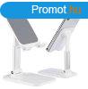 Wozinsky Desk Phone Stand Tablet Stand Foldable White (WFDPS