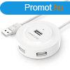 Ugreen HUB USB2.0 4x USB-A 480Mbps 1m white (CR106)