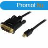 Mini Display DVI Adapter Startech MDP2DVIMM6B (1,8 m) Fekete