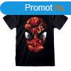 Rvid ujj pl Spider-Man Character Roster Fekete Unisex MO