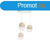Mennyezeti Lmpa DKD Home Decor Fehr Vilgos barna 220 V 50