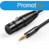 Ugreen audio cable 3.5mm mini jack (male) - XLR (female) 1m 