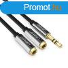 Ugreen AV123 headphone cable 3.5 mm minijack (male) - 2x 3.5