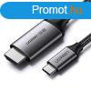 Ugreen cable HDMI cable - USB Type C 4K 60 Hz 1.5 m black-gr