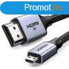 Ugreen HD164 15517 micro HDMI / HDMI 2.1 8K cable 2m - gray