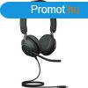 JABRA Fejhallgat - Evolve2 40 MS SE Teams Stereo Vezetkes 