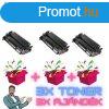 HP -hez CF259A (59A) fekete ?3DB? UTNGYRTOTT toner + ?3DB 