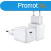 Joyroom fast wall charger USB Type C 25W 3A EU plug white (L