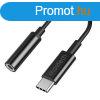 Choetech AUX003 USB-C / DC 3.5mm audio adapter - black