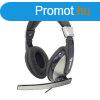 SBOX Fejhallgat, HEADSET + MICROPHONE, Black/Silver